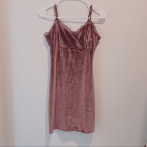 COPY - Purple tone velvet dress